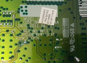 Плата контроллера Samsung S22A100N / BN41-01726A